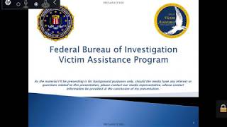 FBI, HSI and more  The ABC's of federal victim assistance