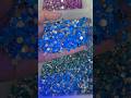 Aqua color glow under uv neon resin jelly rhinestone