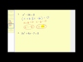 solving quadratic equations by factoring