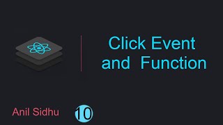 React tutorial for beginners #10 Click event and function in ReactJs