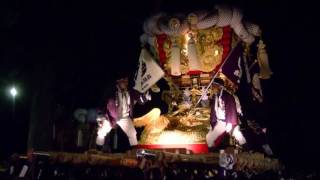 平成28年10月10日　吉岡太鼓台・荒魂神社にて