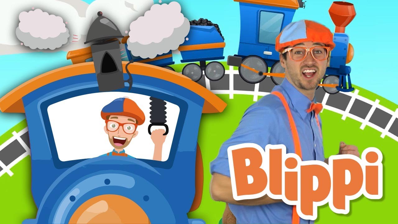 Blippi | Train Song | Blippi | Bedtime Songs With Blippi | Nursery ...