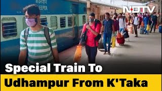 Special Train Leaves From Karnataka For Students From Jammu And Kashmir