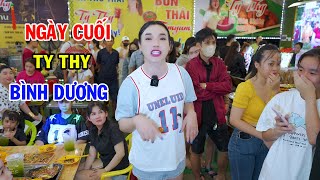 Ngày cuối của Ty Thy tại Bình Dương, khách đông chấn động - Ty Thy Vlog Gỏi đu đủ