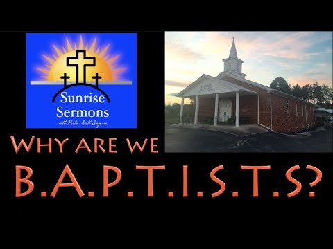 Why Are We B.A.P.T.I.S.T.S? - YouTube