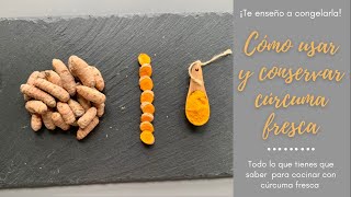 Cómo COCINAR, CONSERVAR y CONGELAR CÚRCUMA FRESCA🧡 Truco de Cocina🥰