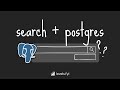 Designing full-text search system with Postgres
