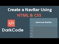 Create a Responsive Navbar menu using only HTML & CSS & JQuery
