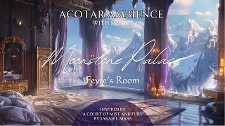 ACOTAR Night Court Ambience | Feyre’s Room in the Moonstone Palace from A Court of Mist and Fury