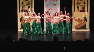 Bastet bellydance group - 1st place on Bellydancer of the World competition 2014