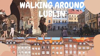 Walking Around Lublin City Center and Old Town #01