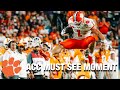 Will Shipley Hurdles Defender For A Clemson First Down | ACC Must See Moment