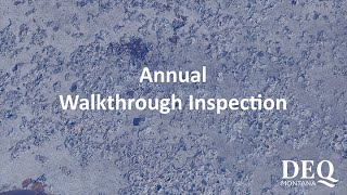 UST Annual Walkthrough Inspection