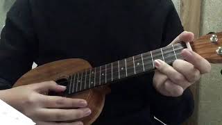 赤とんぼ　ウクレレソロ　ukulele