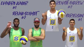 BRUNO / EVANDRO vs RENATO / ADRIELSON Circuito Brasileiro de Vôlei de Praia OPEN 4 Etapa SEMI FINAIS