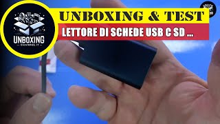 Lettore di schede USB C SD 4 0, Lettore di Schede Memoria UHS II 2 in 1 - uni