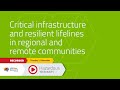 Hazardous Webinar two November 2024: Critical infrastructure and resilient lifelines