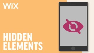 Hiding Elements in Mobile Editor | Wix Tutorial