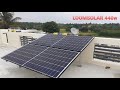 2kva off grid solar system with loomsolar 440w solar panel installation #loomsolar