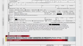 Atlantic Beach police chief among 10 facing prostitution charges in Horry County