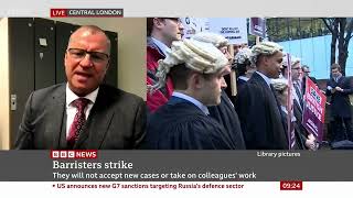 "It's got to the point now where the Criminal Bar can't survive," Chris Daw QC tells BBC News.