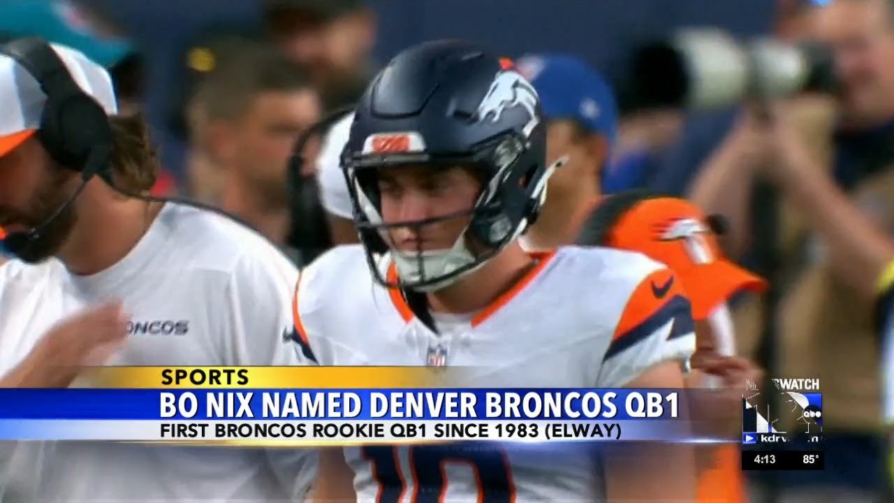 Bo Nix Named Denver Broncos QB1 - YouTube