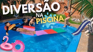 BRINCADEIRAS NA PISCINA | QUASE DEU RUIM 😱🫣 - Bebel Sofia