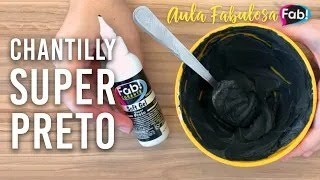 Como Tingir Seu Chantilly Bem Preto | Rápido E Sem Amargar | Dica da @Fab