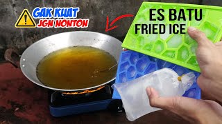 EKSPERIMEN: Goreng Es Batu, Buah Naga, Lemon \u0026 Telur Mentah (Fried Experiment)