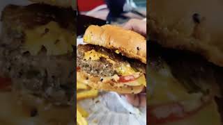 The most juiciest burger ever! #shorts #streetfood