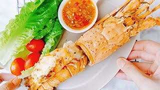 กุ้งมังกรอบเนย หม้อทอดไร้น้ำมัน ใน 10 นาที เชื่อไหมว่า ตัวนี้แค่ 1xx บาท  | Umim is Happy อุ๋มอิ๋ม