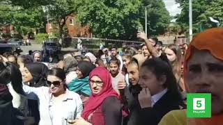 Justice for Shukri Abdi: Janazah and protest outside Bury school