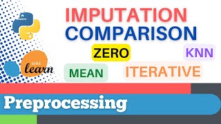 #22: Scikit-learn 19: Preprocessing 19: Compare imputation techniques