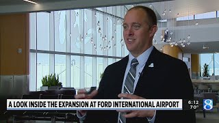 Check out the new expanded concourse at Ford Airport