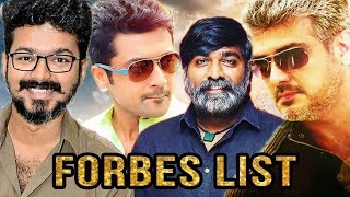 Check Out The Highest Earning Celebrity List in Forbes 2017 | Vijay, Ajith, Surya and more,.