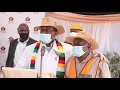 H.E The President of Zimbabwe, Cde ED Mnangagwa, congratulates HCCL Acting MD and Management.