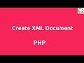Create XML document in PHP