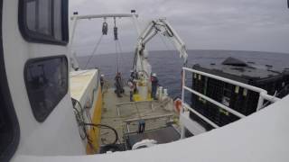 R/V Pelican's view of an ROV recovery