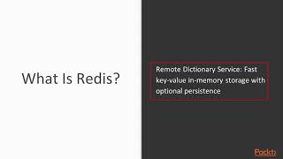 Mastering Node.js 12.x: Introduction to Redis | packtpub.com