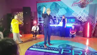 WAACKING PRO KZ BATTLE 2019 | POPPING JUNIOR | ZHIBEK VS MAKSAT