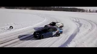 Vonodziņu Ziemas Drift treniņš ar Zāģiem / Lake Ice Drift full Video