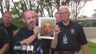 Press Conference: Houston police search for escaped fugitive in Downtown Houston