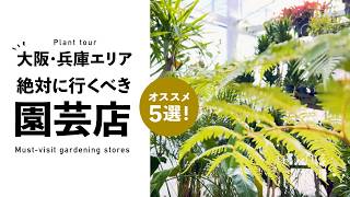 【PLANT TOUR】絶対に行くべき園芸店BEST5!  ~大阪・兵庫エリア~