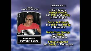 Veronica Fevrier-Louis ~ Long Obituary