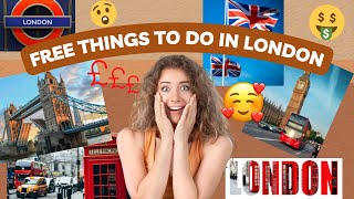 Free Things To Do in London 🇬🇧