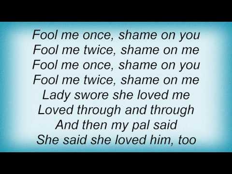 B.B. King - Fool Me Once Lyrics - YouTube