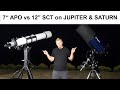 7” APO Vs 12” SCT Telescope on the PLANETS – When aperture does not matter???