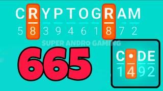 CRYPTOGRAM 665