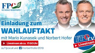 Komplettaufzeichnung: FPÖ-Steiermark-Wahlauftakt mit Norbert Hofer und Mario Kunasek