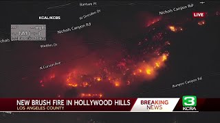 Sunset Fire | New brush fire sparks in popular Hollywood hiking spot